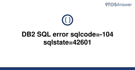 The new beta test has been going since the 18 June and I have thrashed it mercilessly to try and get it to break. . Sql0104n sqlstate42601